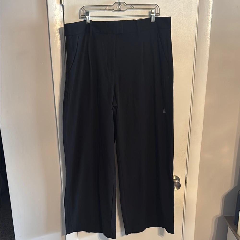American Eagle Outfitters Black Wide Leg Trousers